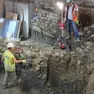 I resti emersi durante i lavori alla Spaccini Sauro (Silvano)