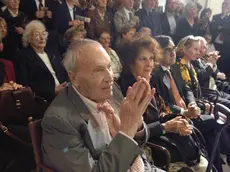 Zoran Mušič a Gorizia nel 2003 in occasione della mostra a lui dedicata archivio