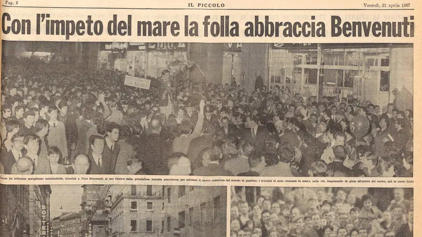 La pagina del Piccolo che racconta quel giorno