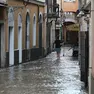 Il centro di Muggia allagato (Lasorte)