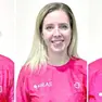 Da sinistra a destra, Katja, Martina e Vanja