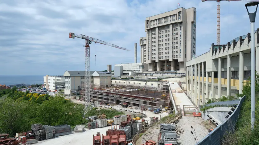 Una panoramica del cantiere di Cattinara (Silvano)