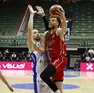 Un'azione del match a Treviso (Lasorte)