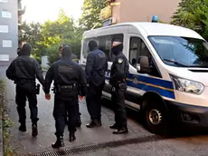 L'intervento della Polizia croata