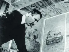 Zoran Mušič nella stanza di Zurigo