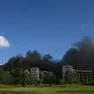 Le fiamme nel complesso di Zagabria