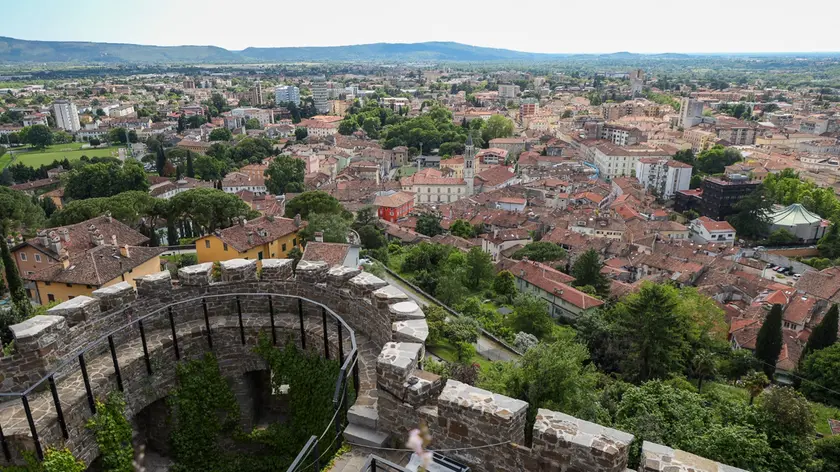 La veduta dal Castello di Gorizia, foto Tibaldi