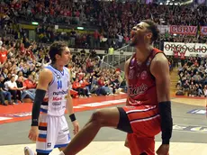 Jeff Brooks, leader in campo e fuori della Pallacanestro Trieste (Foto Bruni)