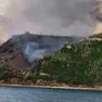 Le fiamme sull’isola di Sansego