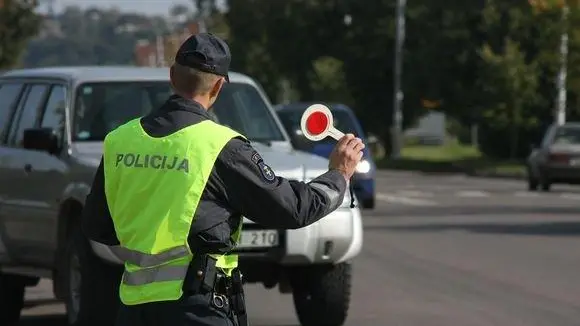 Posto di blocco della polizia slovena