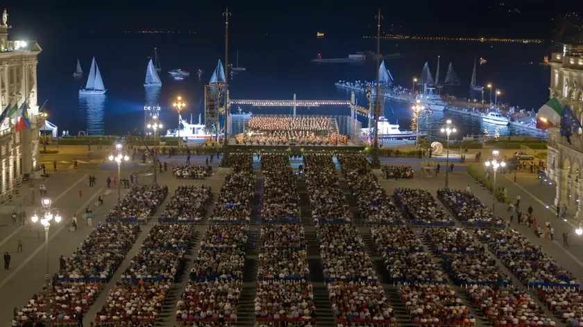 Il concerto dei tre Presidenti nel 2010 a Trieste (Silvano)