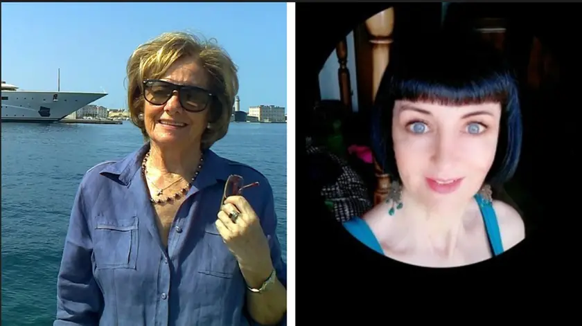 A sinistra la vittima Isabella Tregnaghi, a destra Erika Podmenich