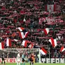 I tifosi della Triestina nella serata della salvezza (Lasorte)