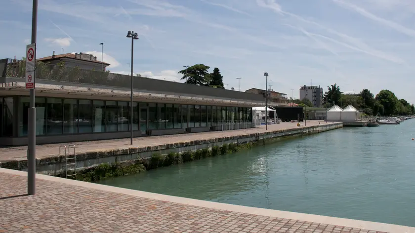La stazione d’attracco della Trieste-Monfalcone al Punto più a Nord del Mediterraneo Bonaventura