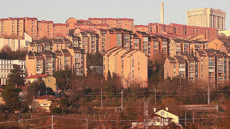 Il rione di Altura, dove è avvenuto l'incidente (Lasorte)