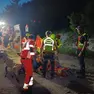 L'intervento di soccorso in Val Rosandra