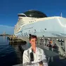 Matthias Menis, 24 anni, secondo ufficiale della Icon of the Seas
