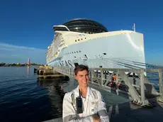 Matthias Menis, 24 anni, secondo ufficiale della Icon of the Seas