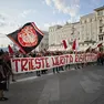 La manifestazione di giovedì 5 giugno in piazza Unità a Trieste. Foto Lasorte