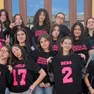 Una quinta del professionale Cossar Da Vinci con le maglie personalizzate