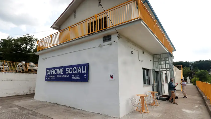Le nuove “Officine Sociali di Borgo San Sergio” in via di Peco foto Lasorte