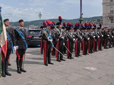 Un momento della festa per i 211 anni dei carabinieri (Silvano)