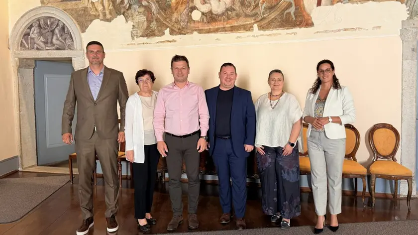 L’incontro del neosindaco con i rappresentanti della Comunità italiana
