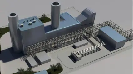 Il progetto della nuova centrale di A2A: un rendering