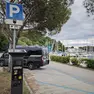 Il parcheggio nella baia di Sistiana (Lasorte)