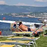 Bagnanti in relax al sole all’interno dello stabilimento di Porto San Rocco in una passata stagione. Foto Francesco Bruni