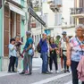 Turisti in centro a Gorizia (Tibaldi)