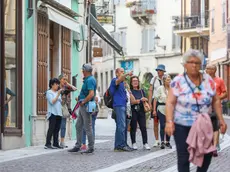 Turisti in centro a Gorizia (Tibaldi)