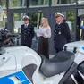 La conferenza stampa sull’attività della Polizia Locale: da sinistra il vice comandante Paolo Jerman, l’assessore Caterina de Gavardo e il comandante Walter Milocchi. (Silvano)