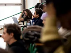 Studenti universitari a lezione in una foto di archivio