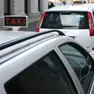 Taxi in una foto di archivio