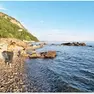 Uno scorcio della spiaggia libera che si trova nell'area di Canovella degli Zoppoli