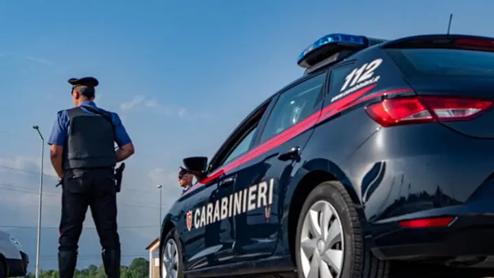 Un controllo dei carabinieri