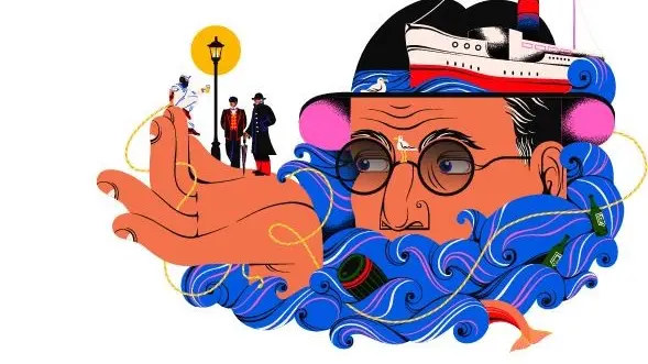 L’immagine del Bloomsday 2025 di Trieste a cura dell'illustratrice croata Tea Jurišić