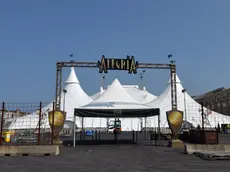 Il tendone del Cirque su Soleil a Trieste (Bruni)