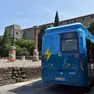 Uno dei nuovi bus elettrici (Bruni)