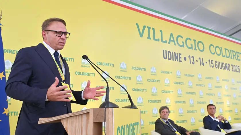 Francesco Lollobrigida è intervenuto il 13 giugno a Udine all'evento di Coldiretti