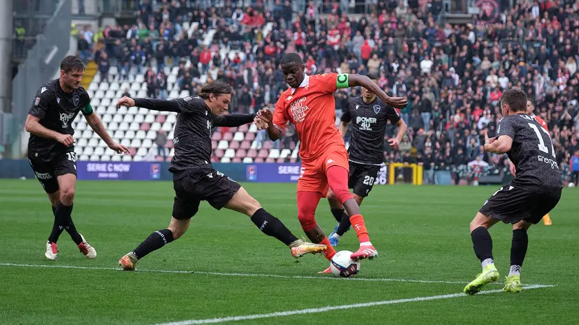 Omar Correia è il giocatore di maggior spessore della Triestina. Foto Silvano