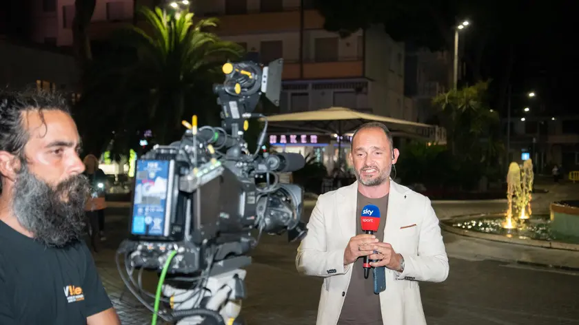 Gianluca Di Marzio durante una puntata girata in regione in passato