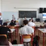 La prova scritta di italiano all’esame di maturità al Da Vinci-Sandrinelli dello scorso anno Foto Lasorte