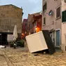 I danni del maltempo a Rovigno