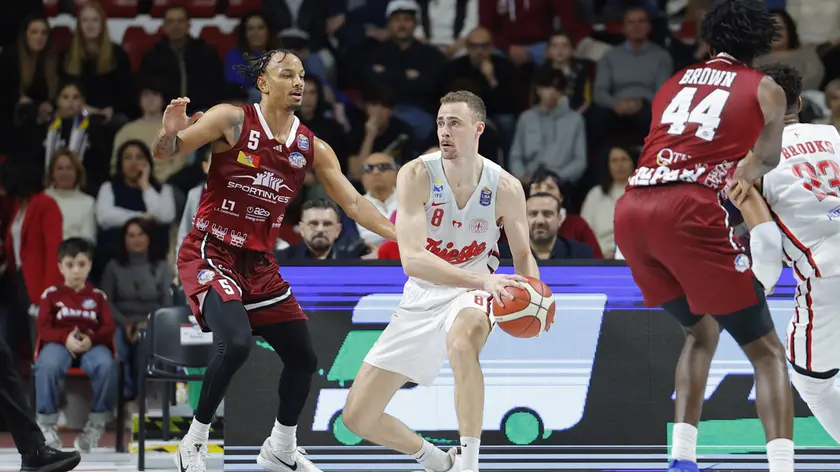 Lodovico Deangeli, capitano della Pallacanestro Trieste (Ciamillo/Lasorte)