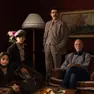 In alto, Barbara Ronchi e Francesco Gheghi. Sotto, Pierfrancesco Favino con Gabriele Salvatores
