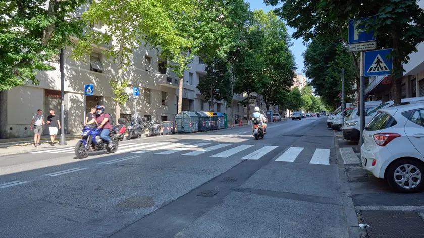 Il passaggio pedonale di Viale D'Annuzio (Silvano)