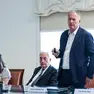 La conferenza stampa di lunedì alla Torre del Lloyd. Foto Silvano