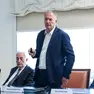 La conferenza stampa di lunedì alla Torre del Lloyd. Foto Silvano